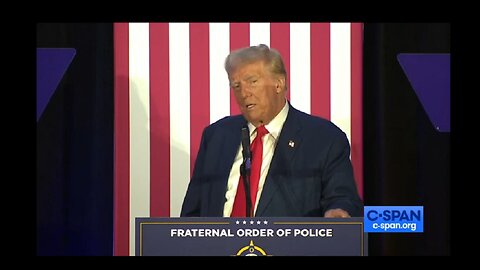 Trump Speaks at Fraternal Order of Police Event in Charlotte, NC