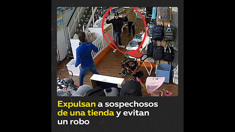 Los echan a gritos de una tienda en Argentina para evitar un robo