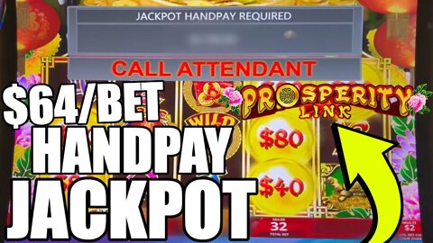 PROSPERITY LINK IS HOT! JACKPOT ON THIS NEW SLOT MACHINE