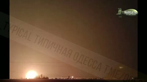 Poweful explosion at Odessa AFU fuel depot