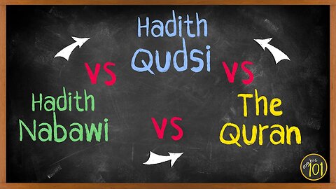 What's the difference? Hadith Nabawi vs Hadith Qudsi vs The Quran | Arabic101