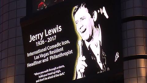 Jerry Lewis honored around Las Vegas