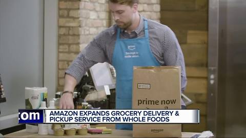 Amazon expands grocery delivery & pickup service with Whole Foods to Detroit, Ann Arbor