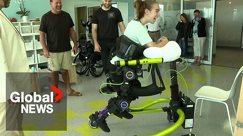 Robotic tech lets kids with disabilities walk for 1st time