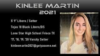 Kinlee Martin #7 - Varsity Setter 2020 Lone Star High School vs Reedy High School