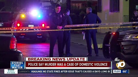 SDPD says City Heights murder was case of domestic violence