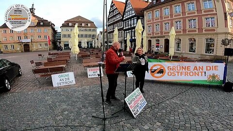 Mahnwache Nr. 176 in Schwäbisch Gmünd am 11.04.2023