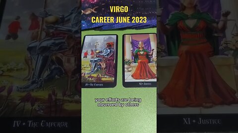 Virgo Career June 2023 #careerreading #tarotreading #tarot #virgo #virgohoroscope #career