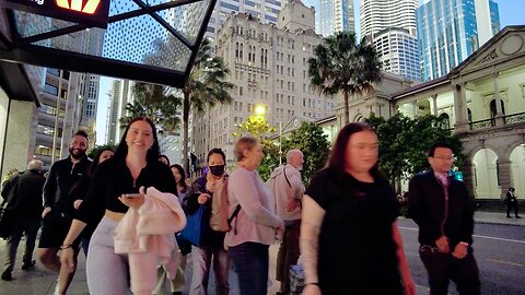 In the Heart of Brisbane: A Friday Night Exploration on Foot