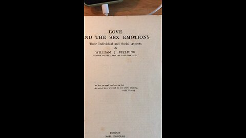 William Fielding boom 1933: Love and Sex Emotions