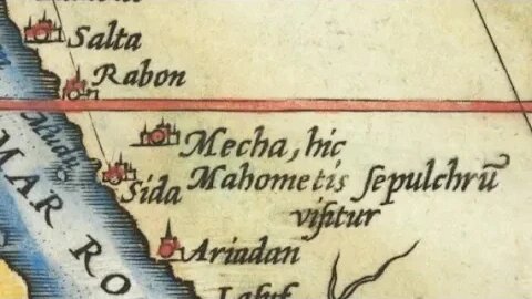 "Where did we bury Muhammad?" A 16th century map exposes the Muslim confusion @SaintMurad