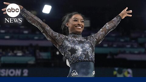 Simone Biles continues to dominate amid calf injury