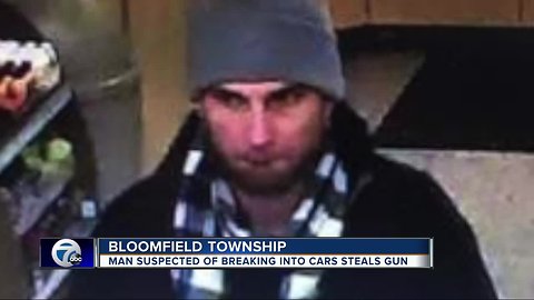 Police looking for stolen gun stolen out of unlocked car in Bloomfield Township neighborhood