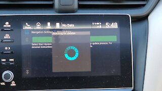 2019-2021 Honda Insight: How to update your GPS maps