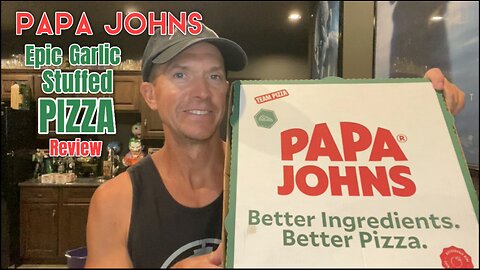 Papa John’s Epic Garlic Stuffed Crust Pizza