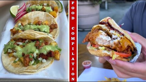 Awesome Seafood Compilation - Satisfying & Tasty Food Videos - Amazing Shrimp Taco