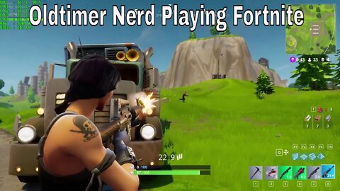 Fortnite Game Play Oldtimer Nerd Killing Younglings