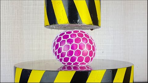 HYDRAULIC PRESS 100 TON vs SLIME ANTISTRESS BALL