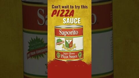 Saporito Super Heavy Pizza Sauce (Is it Really Sauce?) #Shorts