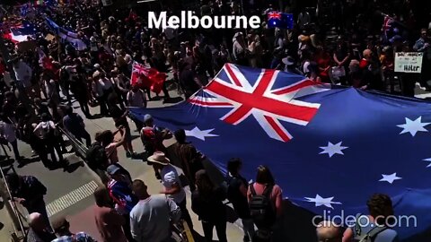 AUSTRALIA- Massive Protest In Melbourne Against Mandate And Restrictions