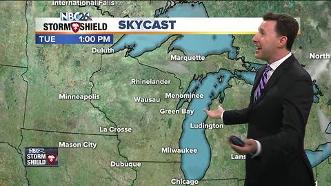 Michael Fish's NBC26 weather forecast