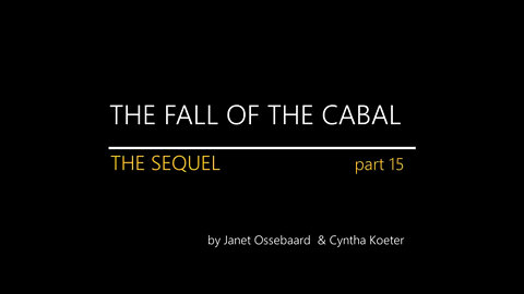 THE SEQUEL TO THE FALL OF THE CABAL - Part 15: Depopulation – Extinction Tools Numbers 5-7