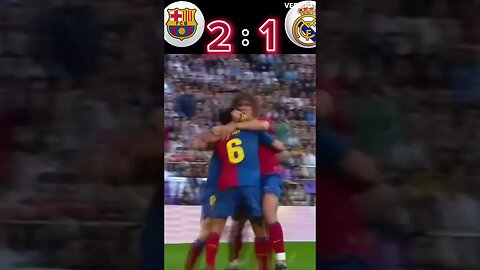 Barcelona vs Real Madrid La Liga 2008 09 #vibe #football #shorts