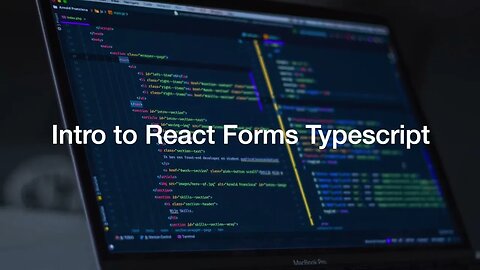 Getting Started with React forms using Typescript