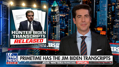 Jesse Watters: Jim Biden Was There To Keep His Nephew Company?