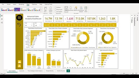 How to Create Pop-Up Menu in Microsoft Power BI Dashboard (Desktop Version)