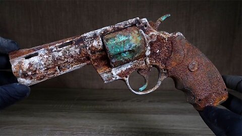 Take a rusty rifle and give it a makeover