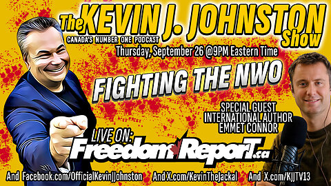 Fighting The New World Order And Post Modernism - The Kevin J Johnston Show with Emmet Connor