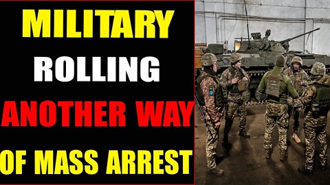 EMERGENCY ALARM! MILITARY ROLLING ANOTHER WAY OF MASS ARREST