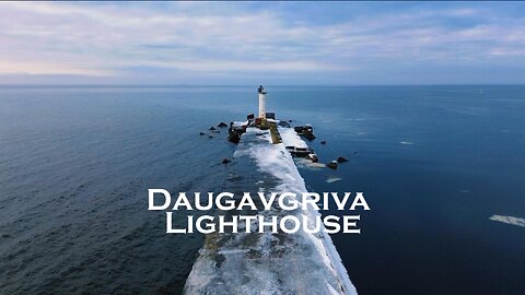 Daugavgriva Lighthouse LATVIA 4K