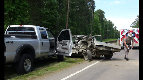 ACCIDENT TAKES LIFE OF LIVINGSTON WOMAN, SCENIC LOOP TEXAS, 04/19/21...