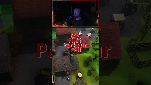 My First Parkour Fail #oldschoolrunescape #gameplay #osrs #shorts