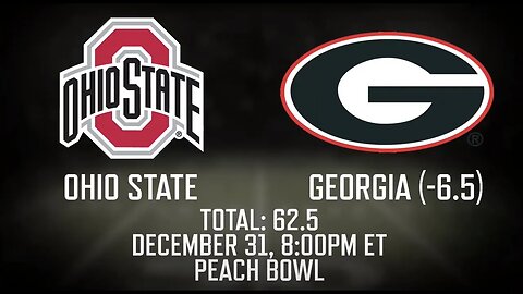 Ohio State vs Georgia Prediction, Picks & Odds | Peach Bowl Betting Advice & Tips | Dec 31