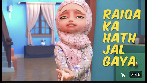 Raiqa ka hath jul gaya kids cartoon 2023