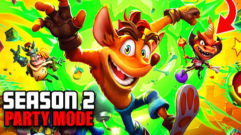 🔴 LIVE CRASH TEAM RUMBLE SEASON 2 💥 NEW HERO RIPTO & NEW CO-OP PARTY MODE 🔋