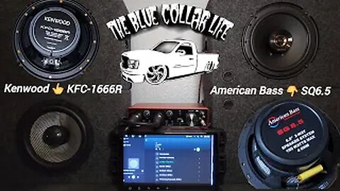 (Kenwood KFC-1666R Vs American Bass SQ6.5) sound comparison