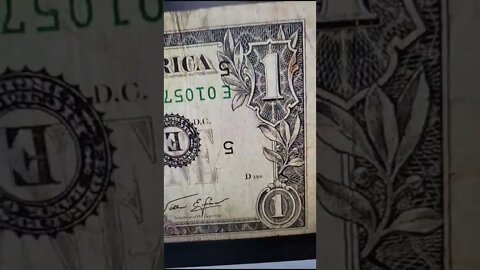 Look for this Dollar Bill Mistake! #Dollar