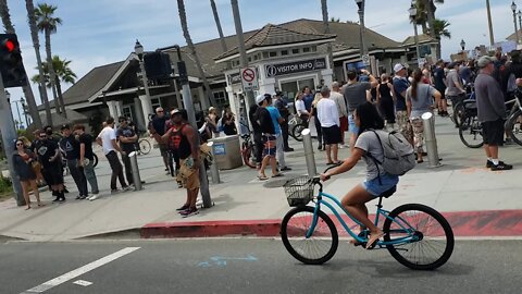 Huntington Beach. Before Antifa showed up. May 31, 2020