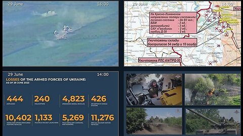 29.06.23 ⚡️Russian Defence Ministry report on the progress of the deNAZIficationMilitaryQperationZ