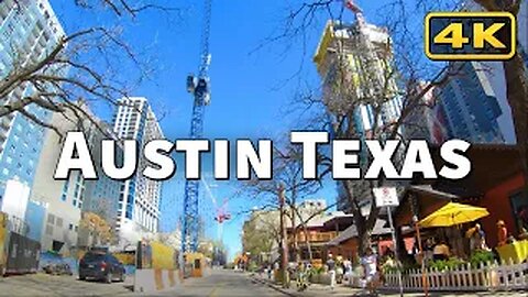 Austin Downtown Bike Ride | 4K Biking Video