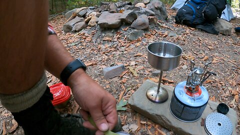 Making Coffee On The AOTU Camp Stove.