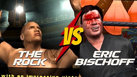 The Rock vs Eric Bischoff Steel Cage Match | CloudCast Gamer