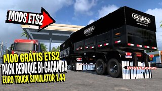 ▶️PACK REBOQUE CAÇAMBA BI-CAÇAMBA EURO TRUCK SIMULATOR 2 1.44