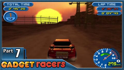 Gadget Racers, Part 7 / Jet Boosters, Splash Highway M, Sunset Volcano L, Lake Side Castle L