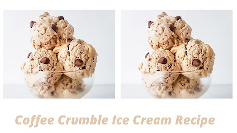 Snack Hacks: Coffee Crumble Ice Cream