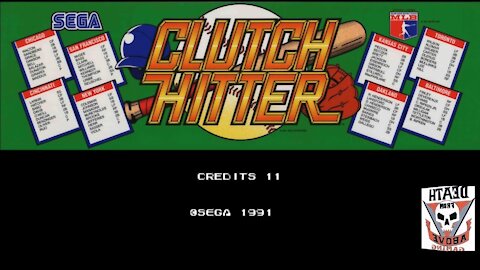 Sega Clutch Hitter - 1991 Arcade Game - Retro Gaming SEGA Classics GamePlay